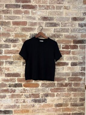 COS Classic Black Short Sleeve Tee